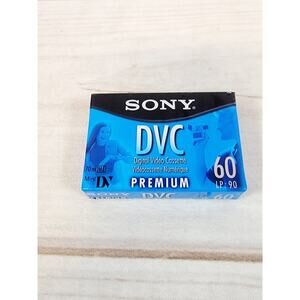 Sony DVC Digital Video Mini DV Premium Cassette Tape - 60 Minutes LP-90 NEW